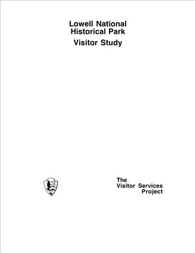 Lowell National Historical Park Visitor Study Questionnaire
