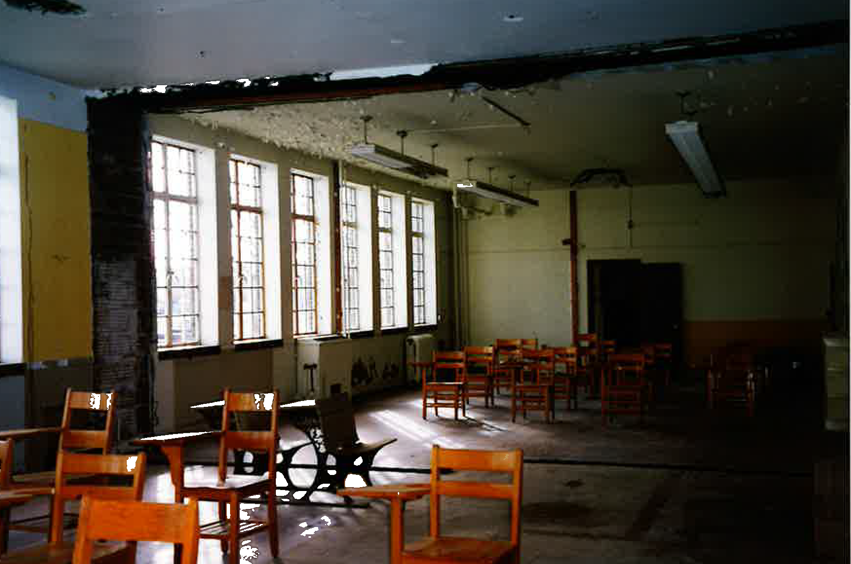 walls were removed between classrooms