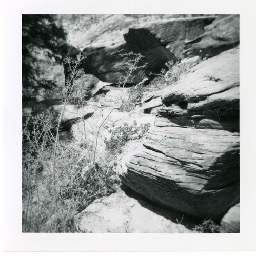 Hidden Canyon trail damage and repairs.