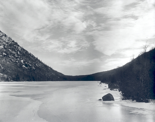 Bubble Pond in Winter Looking South