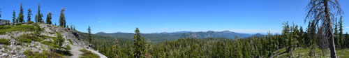 Panorama of Sifford Lakes Trail