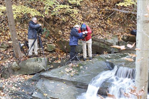 Cuyahoga Valley Photographic Society (CVPS) photographers in the field