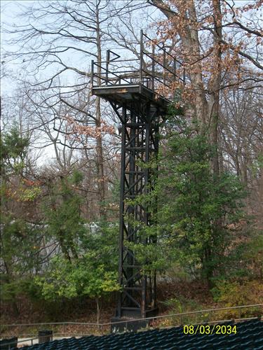 Light Towers at Carter Barron Amphitheater December 2011