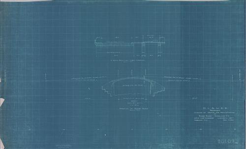 20109.BL-Kingsland, NJ--Overhead highway arch and station at Ridge Road [1911-1914]