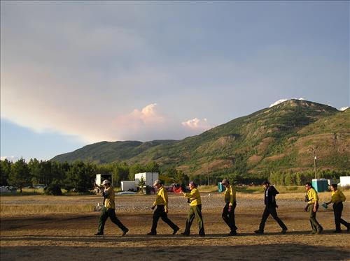 Robert Fire Camp, Glacier NP, 2003