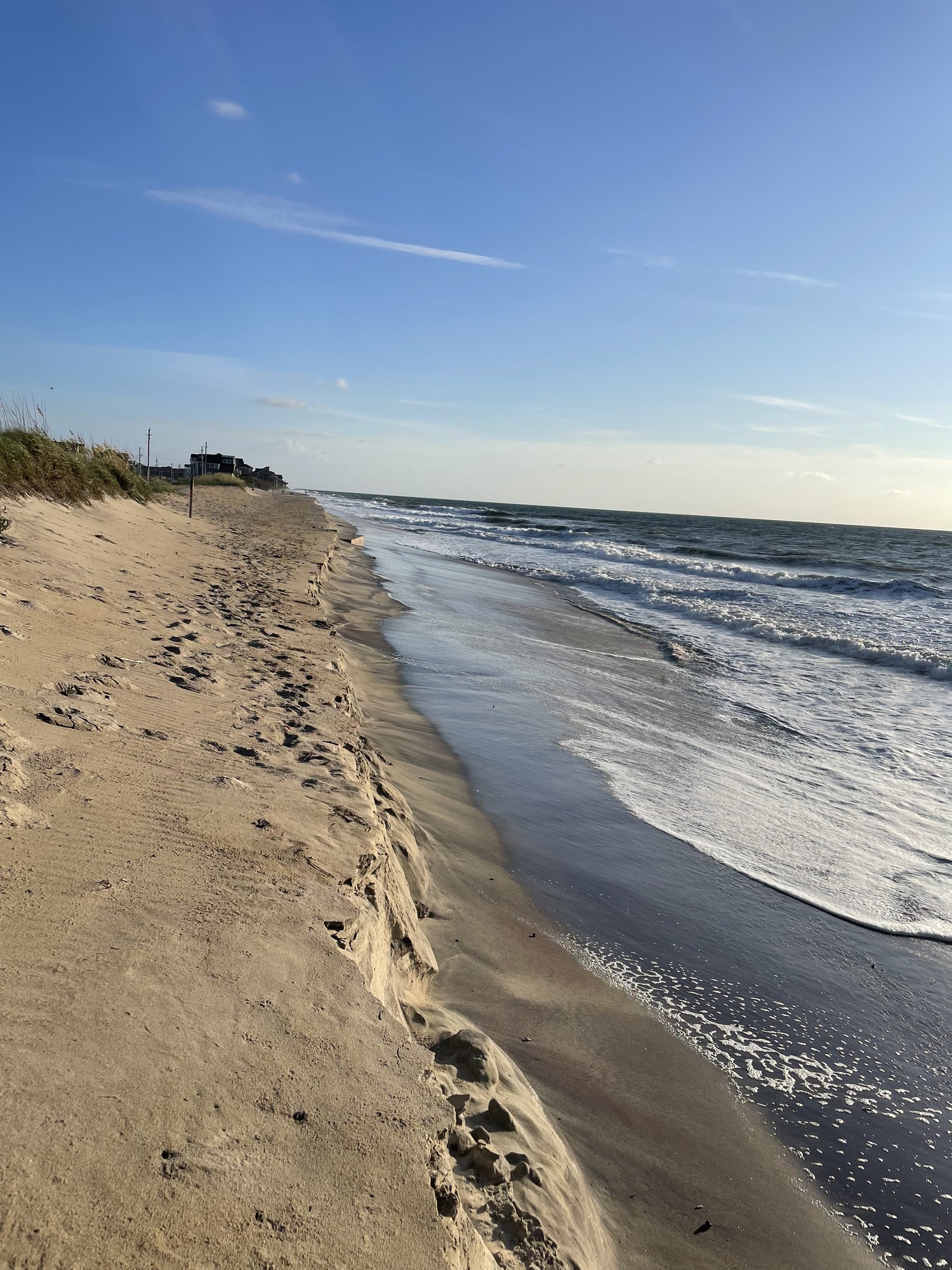 Buxton Beach Access conditions, July 23, 2025.
