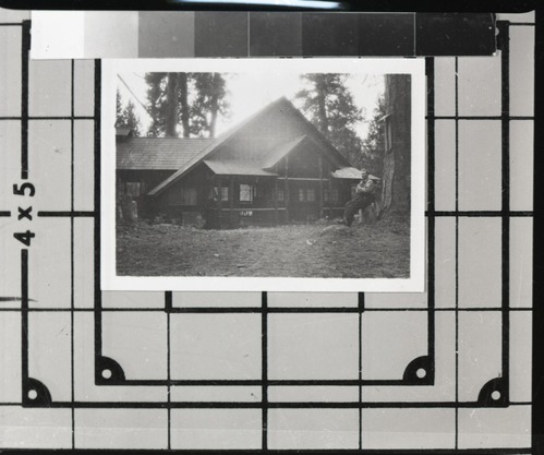 Hetch Hetchy Lodge - main building (Y.N.P. Co.) Now present of Camp Mather). See also the Y.N.P. Co. binders - 1923. Photo donated to YNP by Audrey Harris.