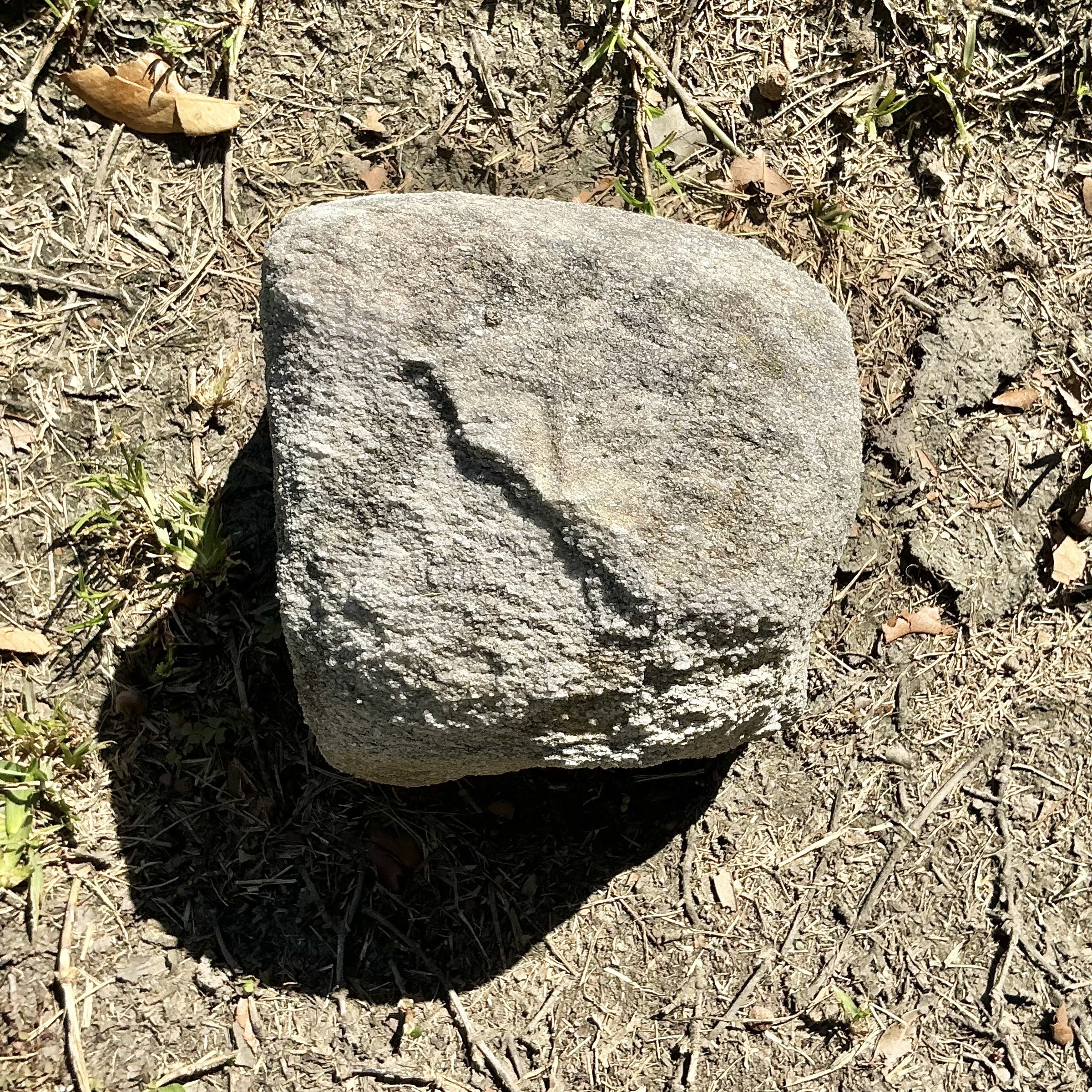 Top of flat marble marker