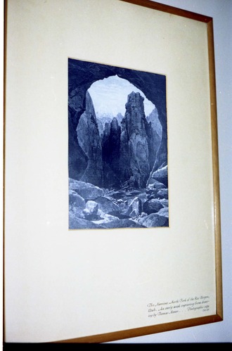 Color Photos of a temporary art exhibit.