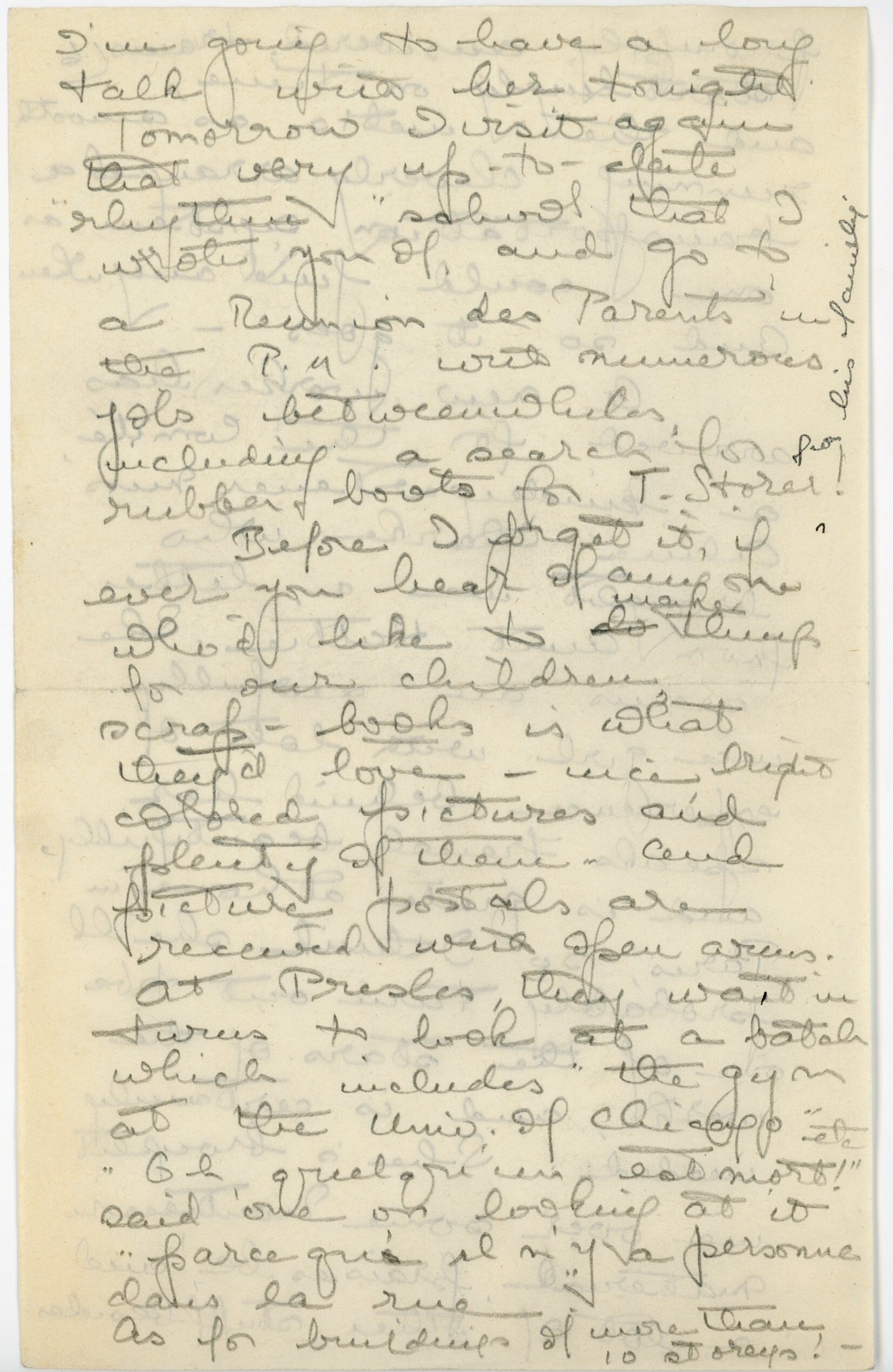 Manuscript letter