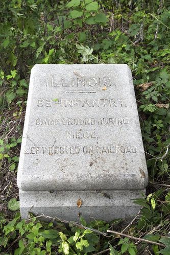 99th Illinois Infantry Position Marker