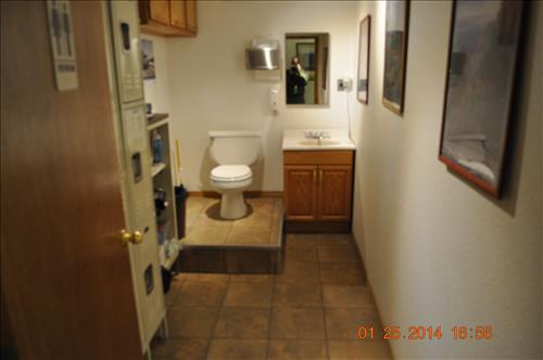 Accessibility project at Petroglyph National Monument Maintenance Shop