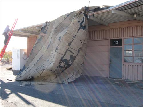 LAKE-Boulder Beach Maintenance Shop Storm Damage