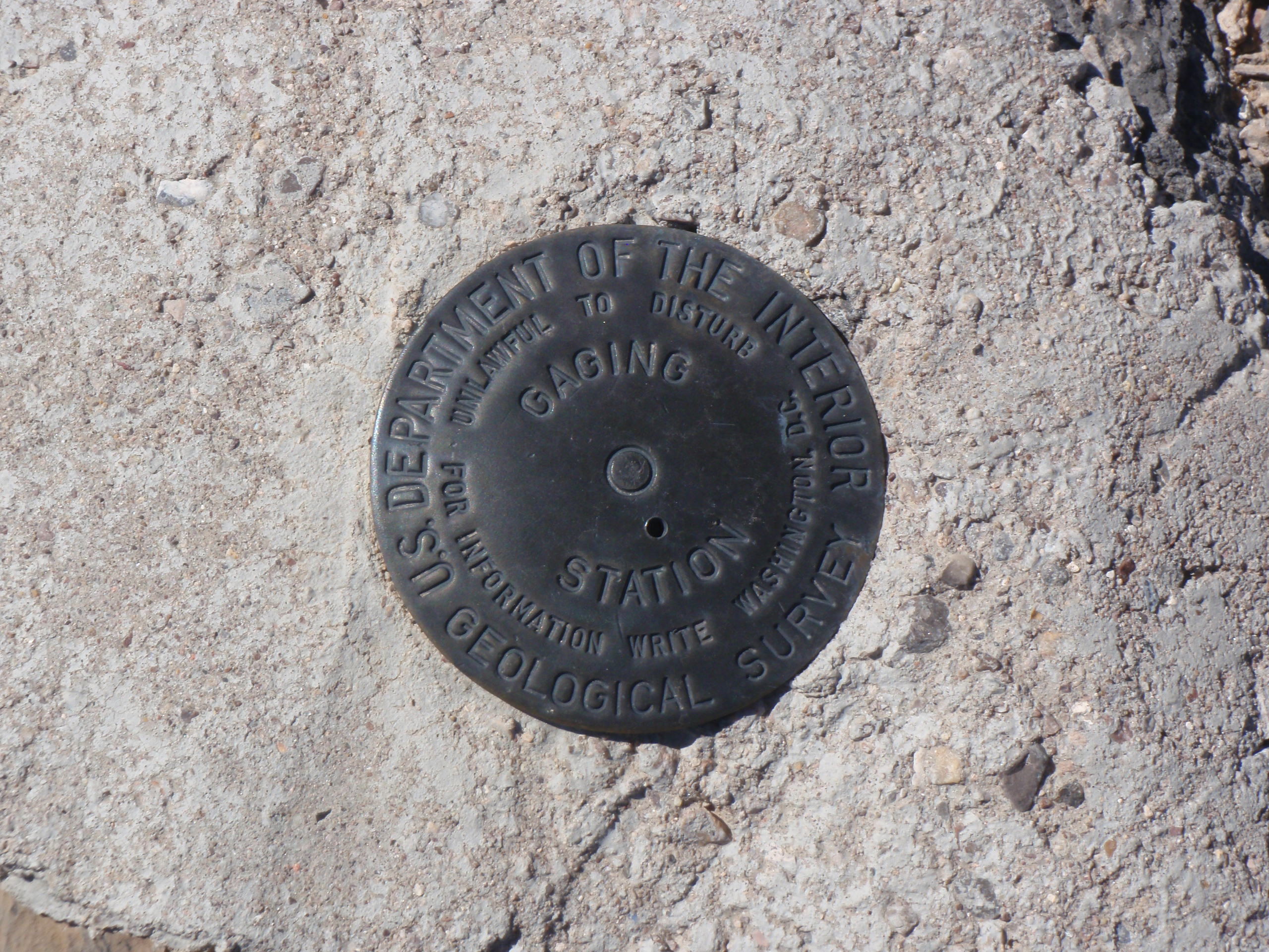 Devil's Hole survey monumentation