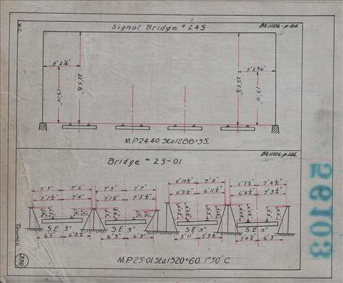 56103.LB--clearance sketches--Structures less than 8 feet from center line of track or less than 22 feet above top of rail [Group 10]