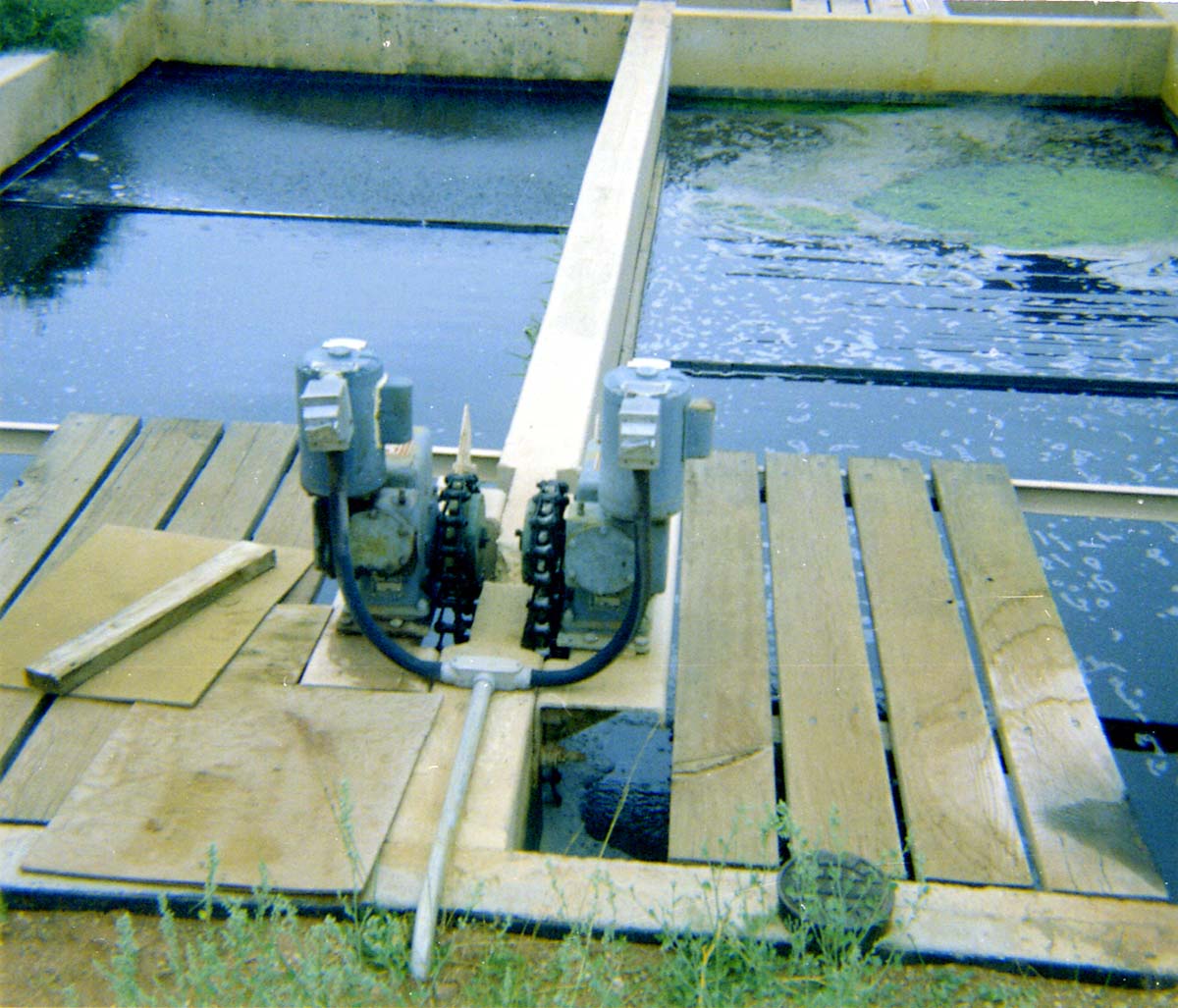 Treatment plant equipment.