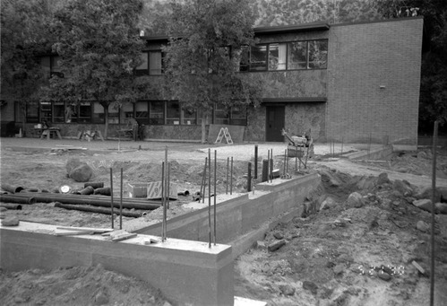 Construction of headquarters addition.