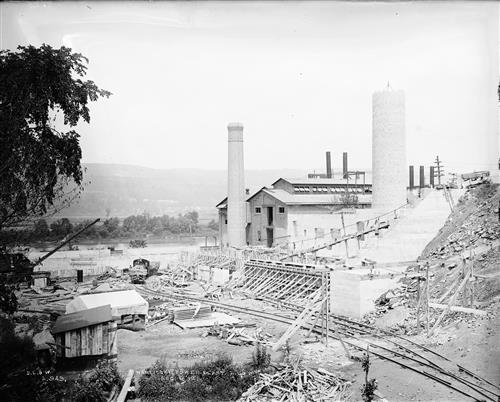 A0949-A0954--Nanticoke, PA--Nanticoke Power Plant--Construction Progress [1912.08.06]