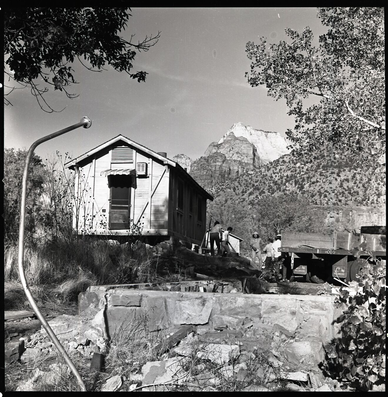 Zion Inn cabins prior to removal.