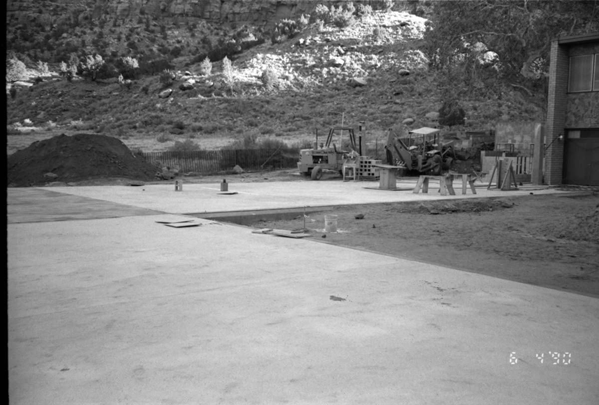 Construction of headquarters addition.