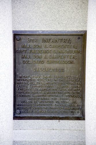 4th, 9th, 26th, 30th Iowa Infantry Monument