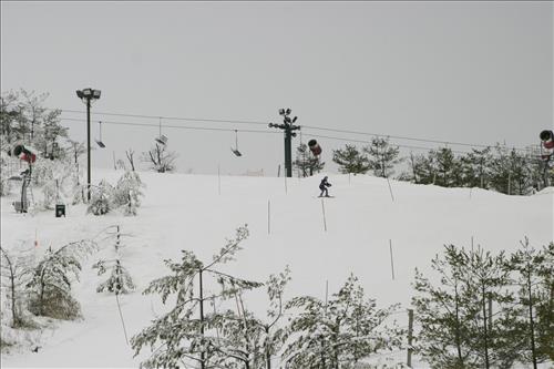 Special Olympics Ohio downhill skiing 1
