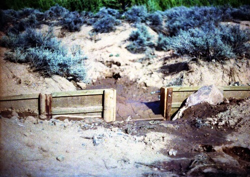 Color photo of drainage features at Kolob Canyons.