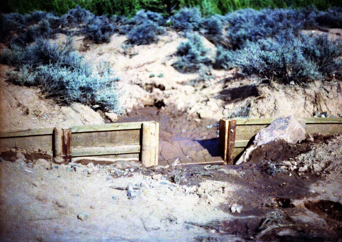 Color photo of drainage features at Kolob Canyons.