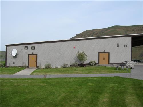 Old Siding, Windows and Paint on Spalding Visitor Center Nez Perce National Historical Park November 2012