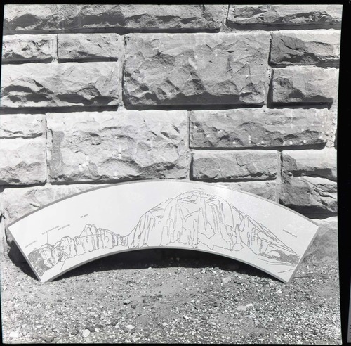 BW Photos of trailside exhibits.