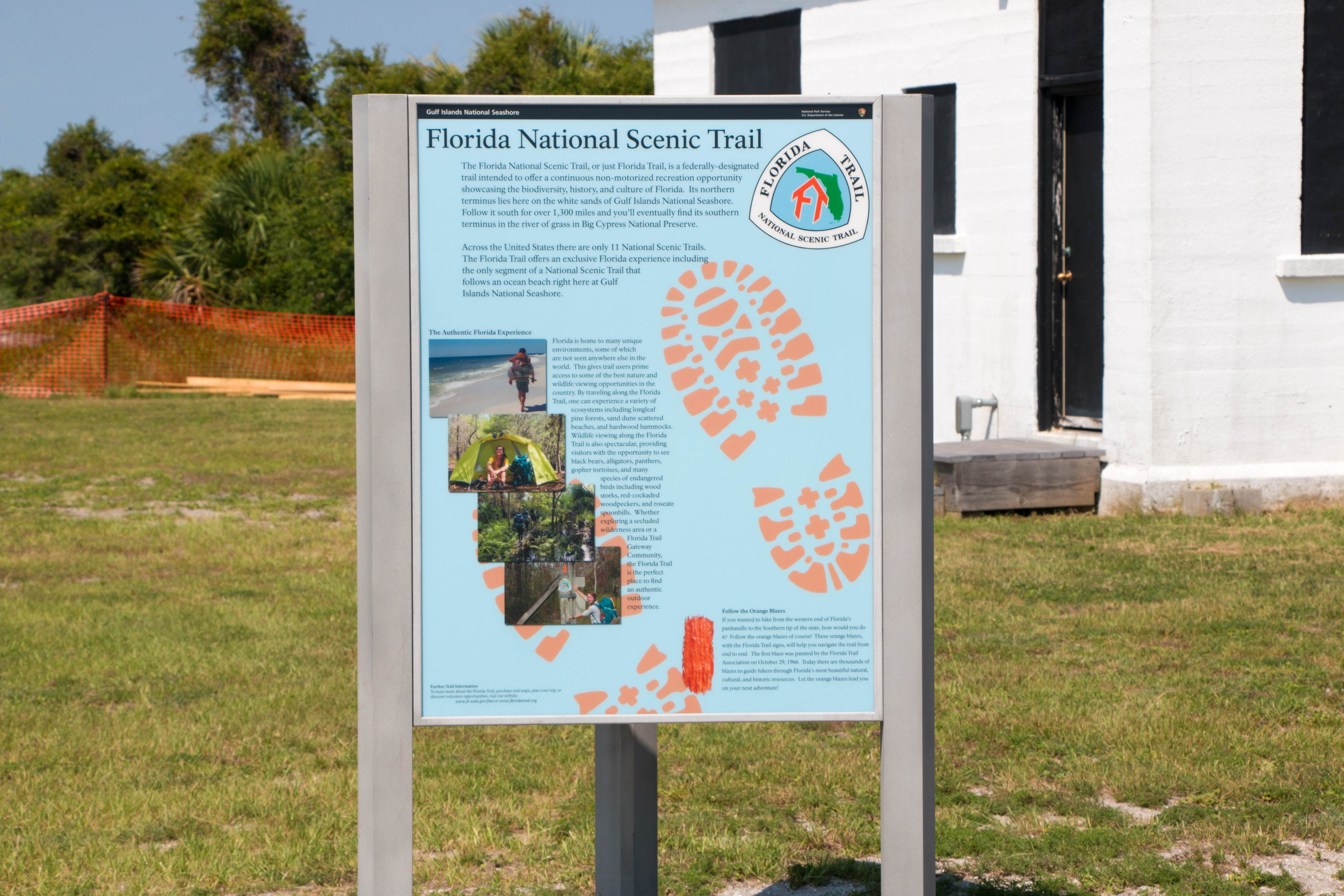 Florida National Scenic Trail Kiosk Side 1