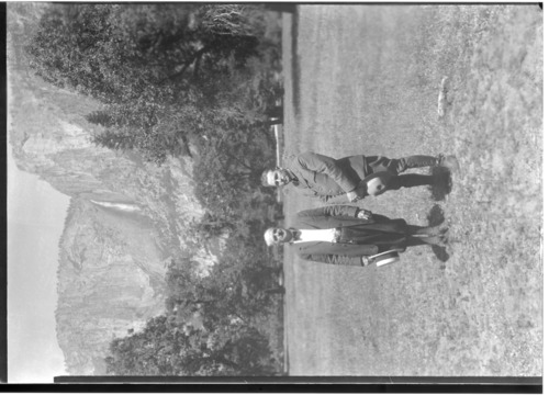 Don Hull (on right) and his father-in-law.