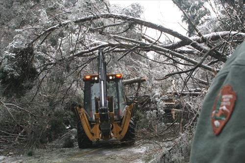 Repair Storm Damaged Park Assets Mammoth Cave National Park August 2009.