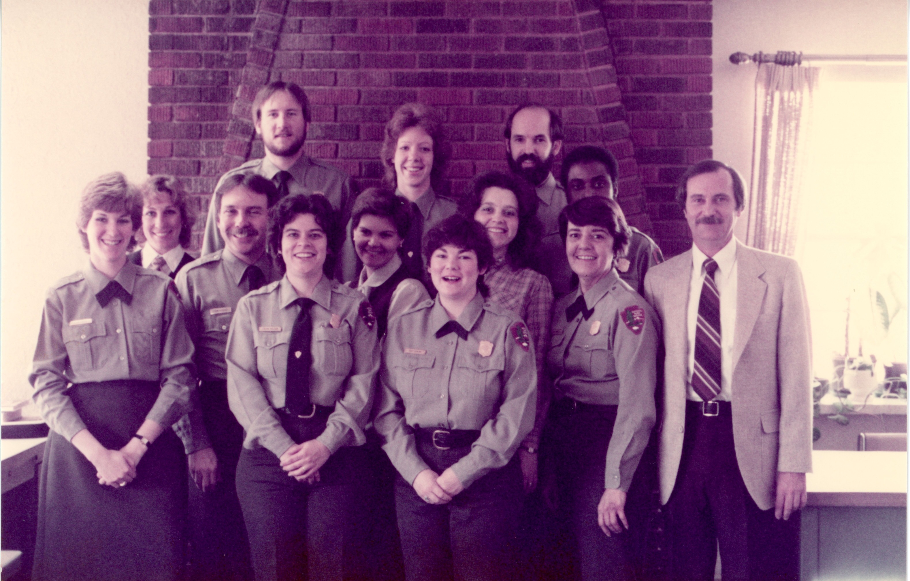 Staff members in 219 N Main st