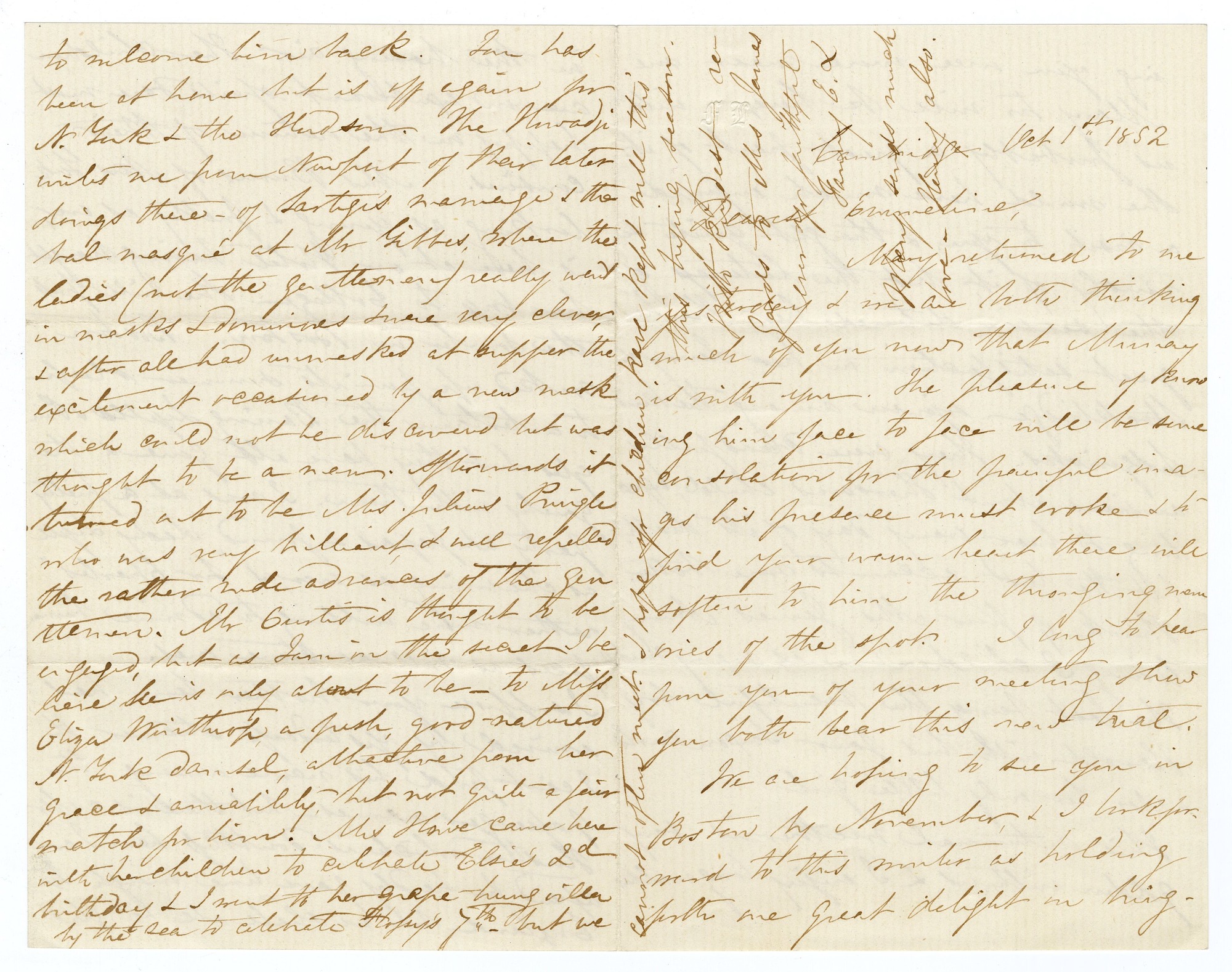 Manuscript letter
