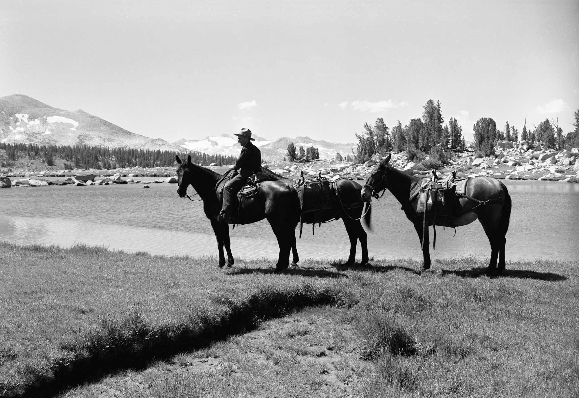 Ranger Ralph Jessen at Lower Gaylor Lake.
