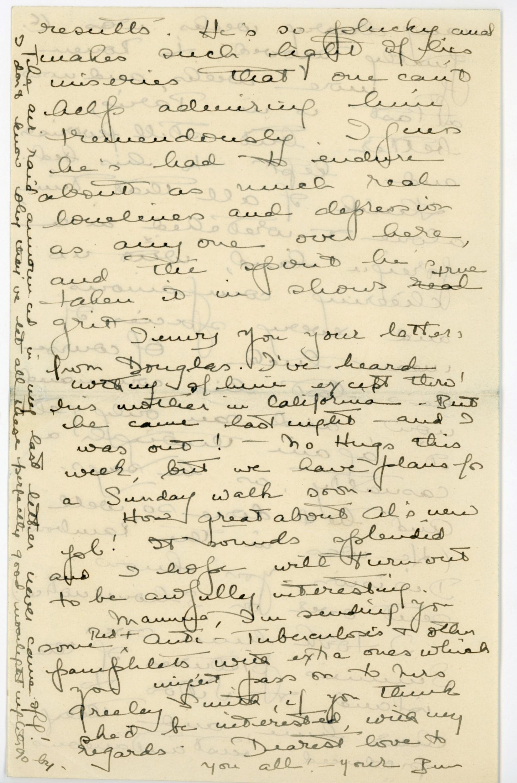 Manuscript letter