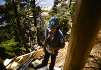 HFCA 1607_Special Events And VIPS Volume 1_365.jpg. YCC worker working in Acadia National Park.
