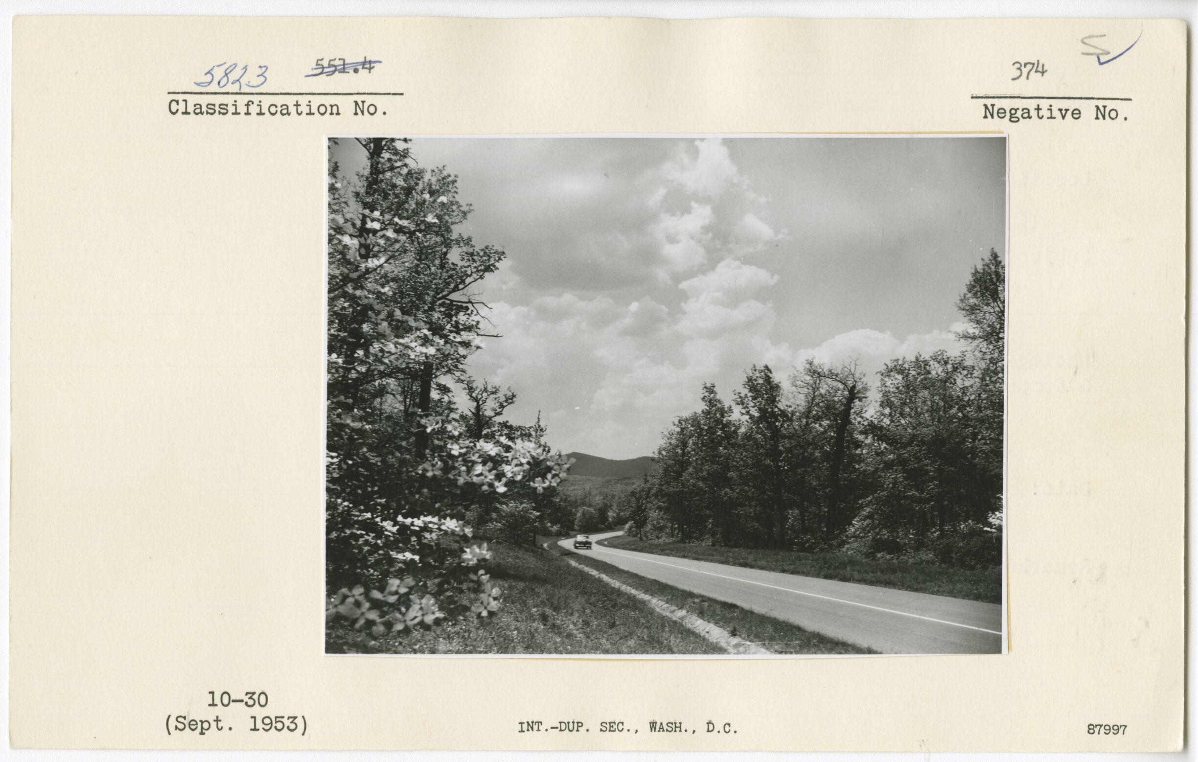 Dogwood and azalea in bloom along Parkway