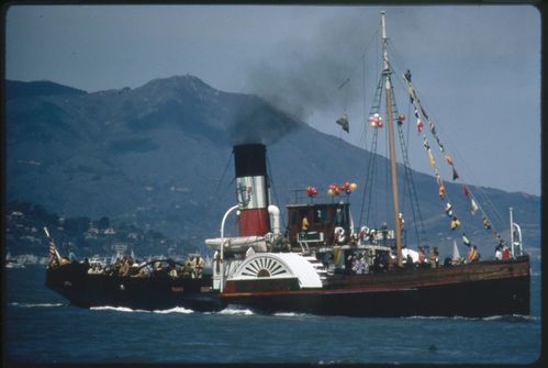 Various views of the Eppleton Hall (built 1914; tugboat) at and near the San Francisco Waterfront