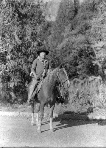 Sen. Warren R. Austin, Vermont, at Ahwahnee Hotel.