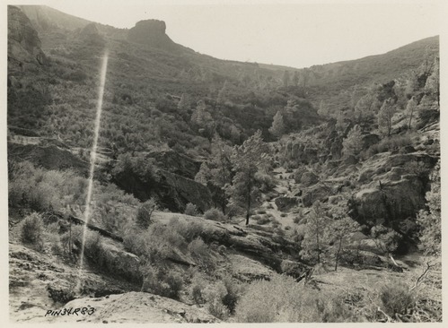 Pinnacles Landscape at Present Bear Gulch Reservoir