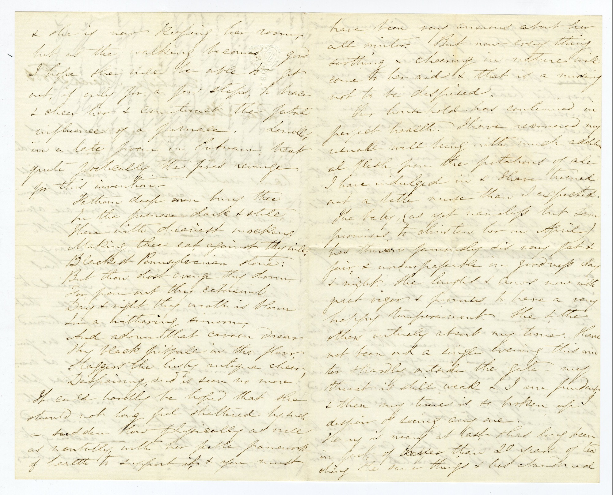 Manuscript letter