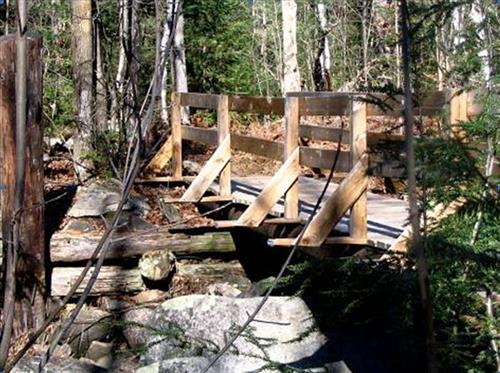 Replacement of Bridge over Grandfather Falls on the Ice Age NST with ARRA funding.