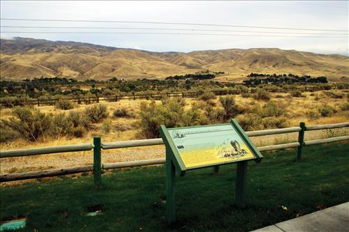 A-31. Oregon Trail Historic Reserve (Boise) on the Oregon National Historic Trail (2007).  