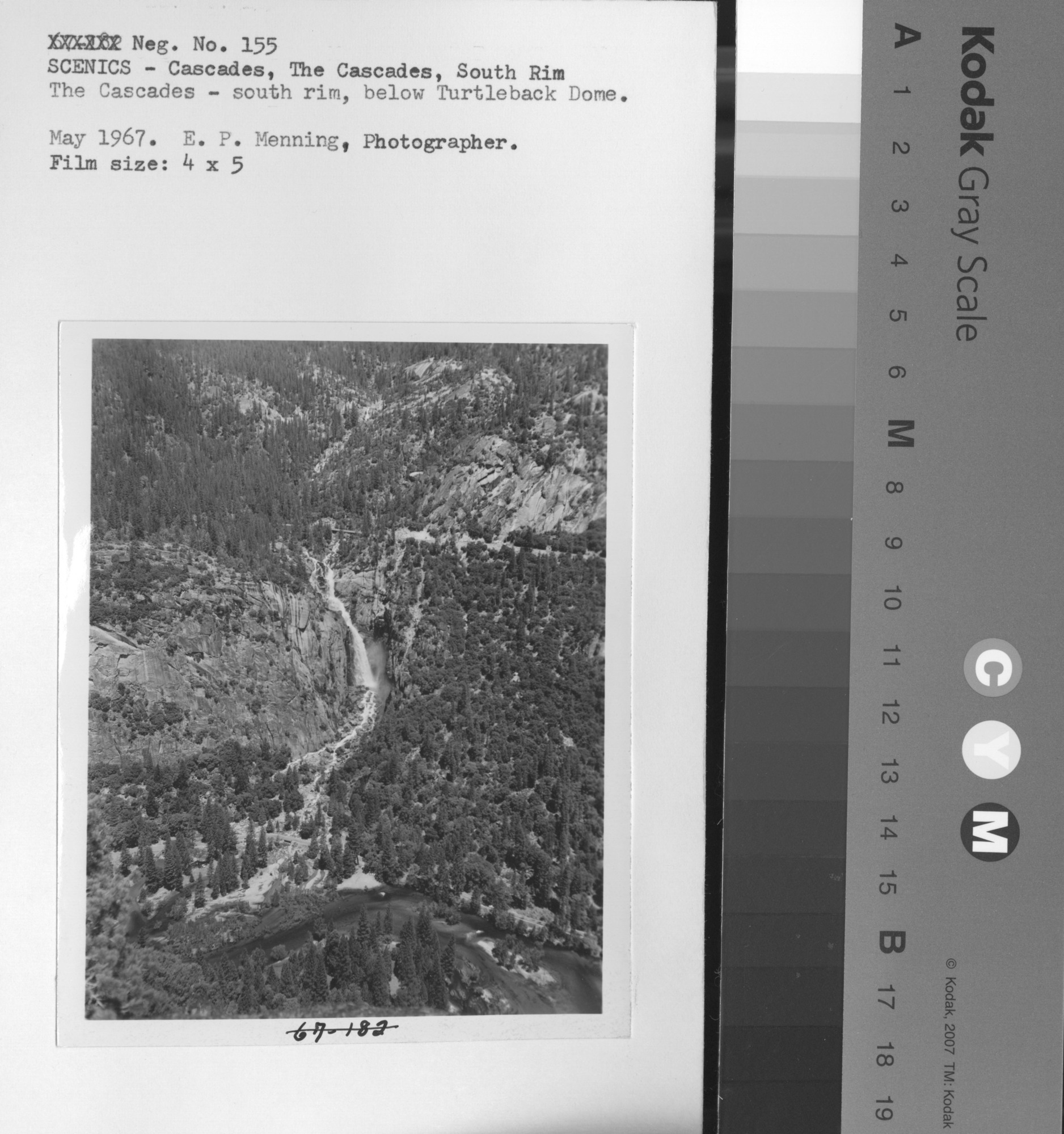 The Cascades - south rim, below Turtleback Dome.