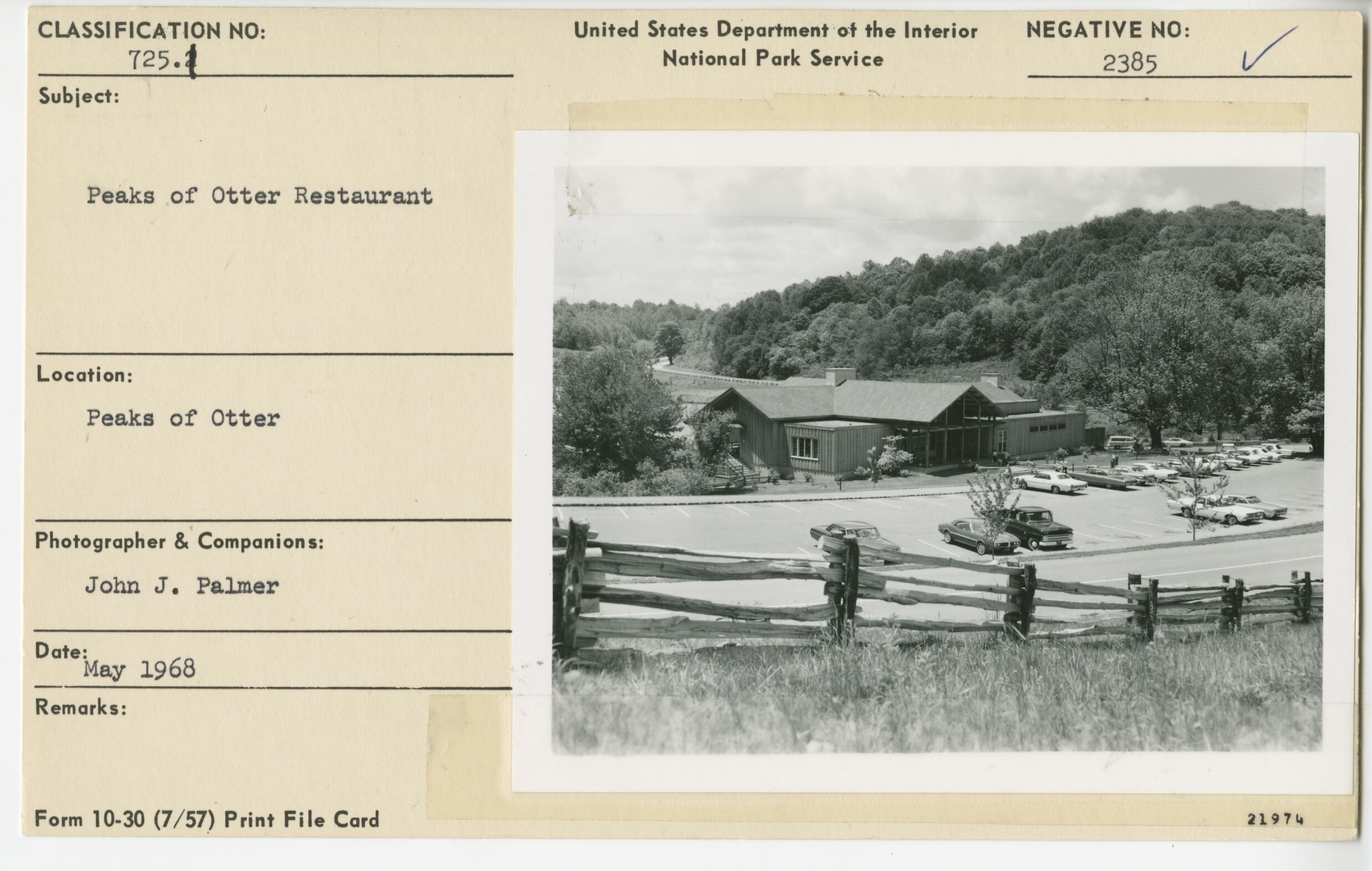 Peaks of Otter Restaurant