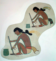 Historic Site, National Register of Historic Places - Painted Desert Inn NHL Kabotie Planting Mural