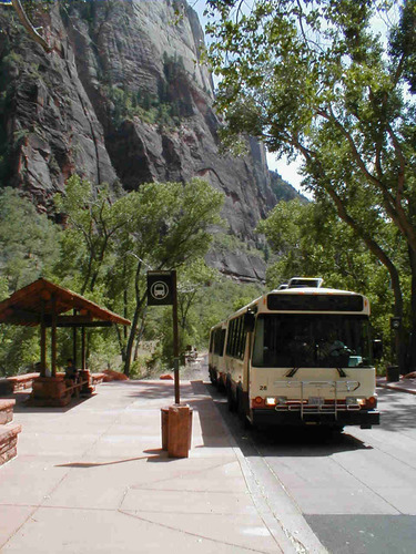 Thematic Websites Alternative Transportation zion_weepss_rock_Shuttle