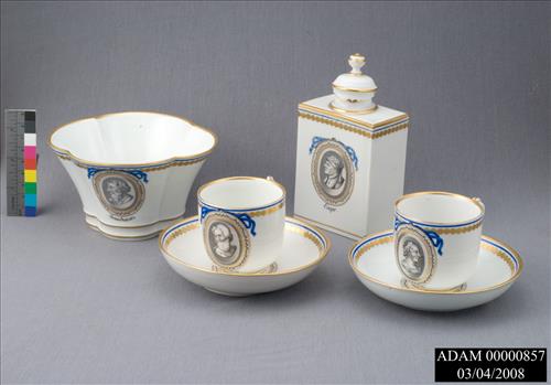 Vienna Porcelain Cups from the Adams National Historical Park Collection